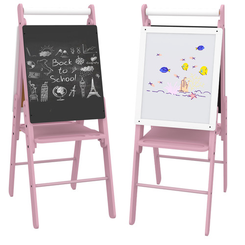 Art easel pink - easel, mdf