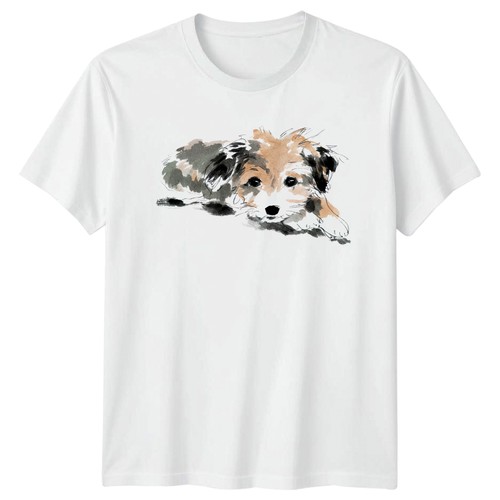 Cute watercolor dog - watercolor,
