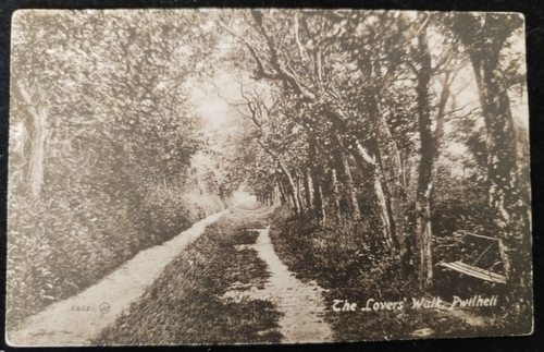 Vintage postcard the lovers - the, lovers'