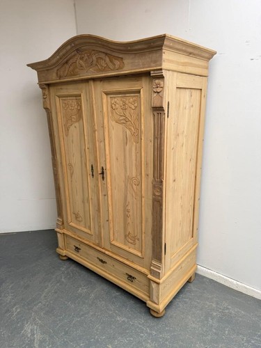 Rare antique pine art - a,