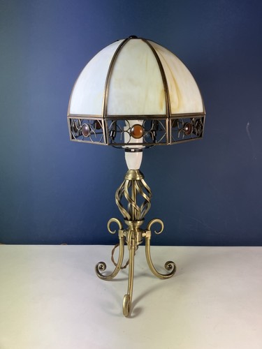 Vintage tripod leg table lamp - leg,
