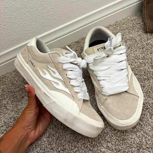Straye flame beige white low - straye,