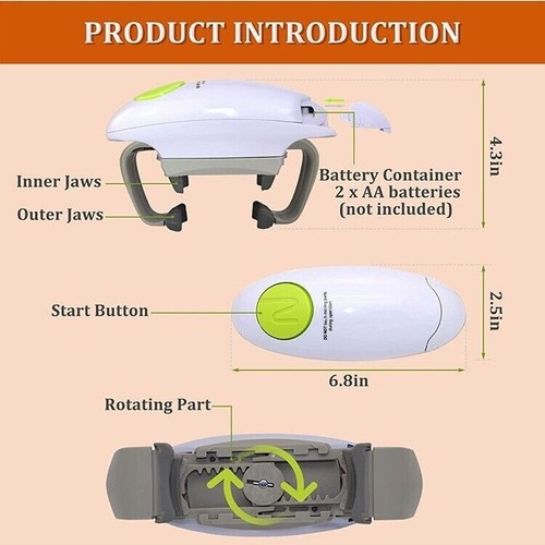 For electric can opener - can,