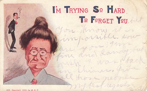 Trying hard to forget - hard,