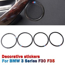 4pcs Interior Door Speaker Trim Cover Ring For BMW 3 Series F30 F34 320 328 335