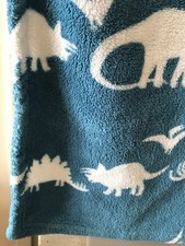 Bluezoo Animal Dark Turquoise Mix Blanket Blue Fleece [64" x 39"]