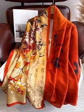 180X70cm Peony Print Scarf New