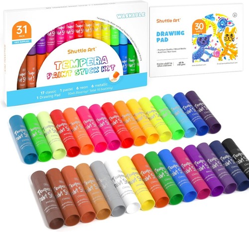 Shuttle art tempera paint - shuttle,