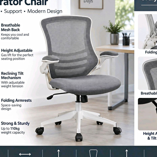 Moon operator chair grey - chair,,