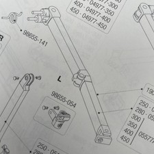 Fiamma F45ti Left Hand Arm 05577A01- Complete, Working, Awning Arm