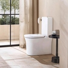 Duravit White Tulip 370 x 650mm Close Coupled Rimless Wc Pan with cistern+seat