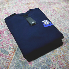 SNS Time's Up Sweatshirt Navy L RRP £105 Patta Union Consortium End Footpatrol 