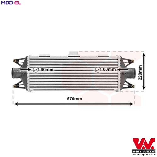 Charge air cooler 28004045 - cooler,