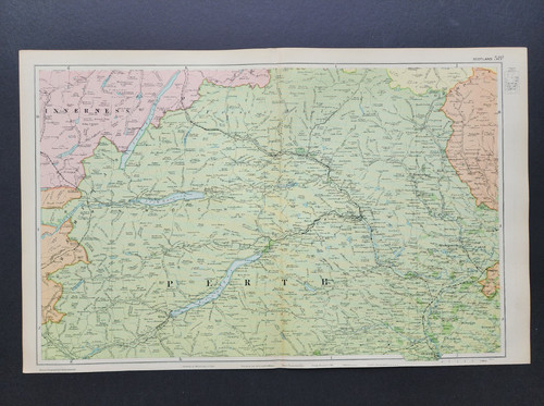 Antique 1903 large map - 1903,