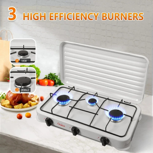 Portable camping gas stove - camping,