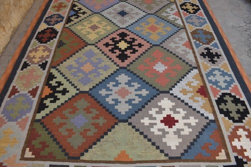 Wool rug 6x9 multicolor - wool,