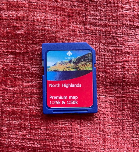 Satmap card north highlands - north,
