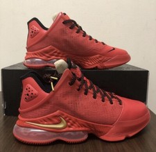 Nike Lebron 19 Low Light Crimson/Black/White Mens Shoes DO9829-600 UK8,EUR 42.5