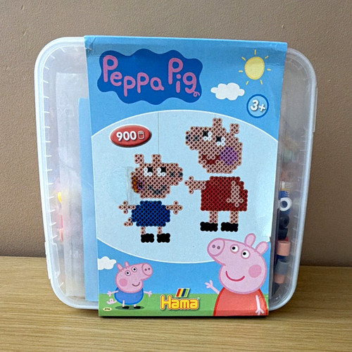 Hama peppa pig bead art - hama,