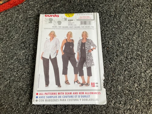 Sewing pattern burda 7670 - sewing,