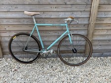 Bianchi Pista via Condotti 59cm Fixed Gear Track  Bike Goldtec Miche Velocity