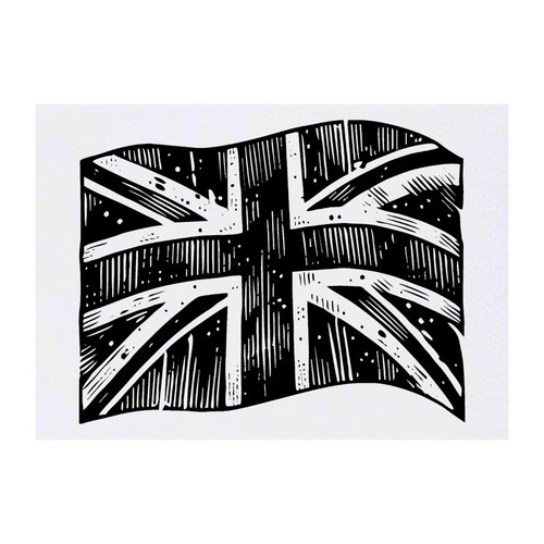 Waving union jack - jack, flag'