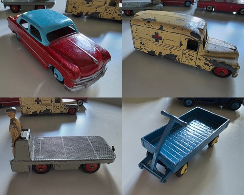 Lot dinky toys vehicles - 4x,
