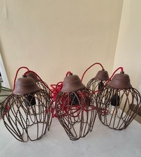 5 Cage Style Ceiling Pendant