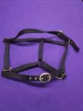 Full Size Black Horse Headcollar