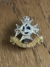 British Sherwood Notts and Derby Officer's Commemorative Cap Badge Q/C