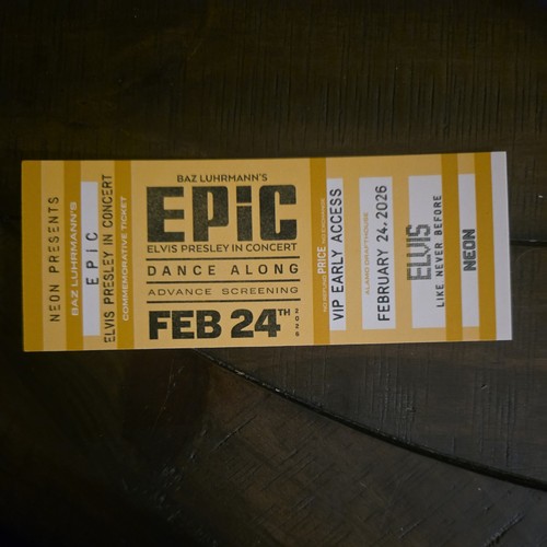 Epic elvis presley - elvis, concert