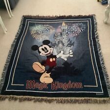 Vintage Disney Mickey Mouse Magic Kingdom Rug