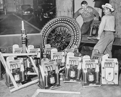 Confiscated slot machines - confiscated,
