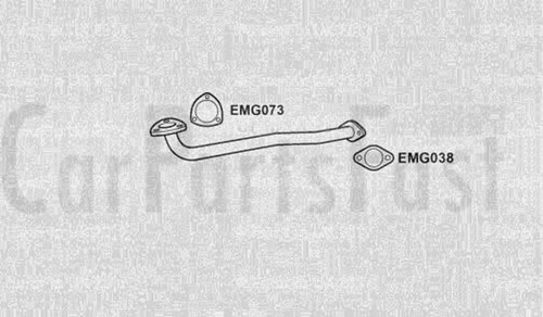 Exhaust front pipe fiat bravo - exhaust,