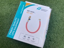 Motorhome Propane Pigtail with Crash Test Device Sensor 30mbar 450mm