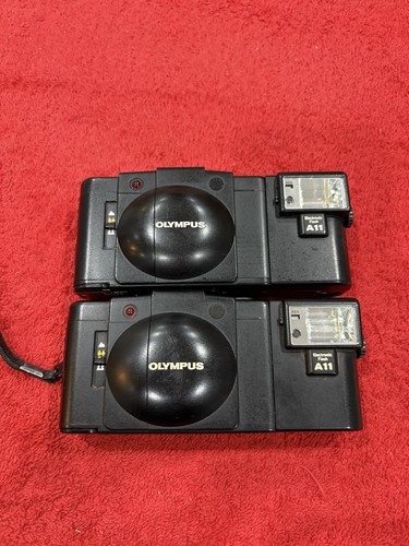2xolympus xa2 rangefinder 35mm - rangefinder,