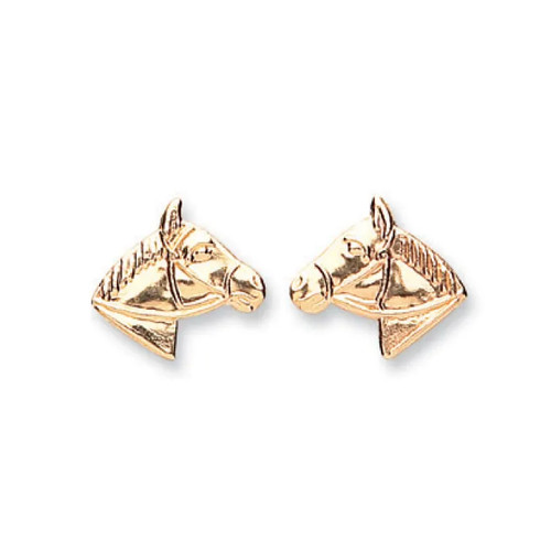 Stud earrings 9ct yellow gold - earrings,
