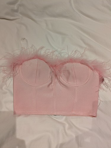Small superdown pink - superdown, feather