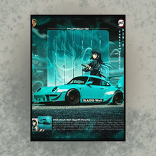 Porsche RWB Anime Poster |
