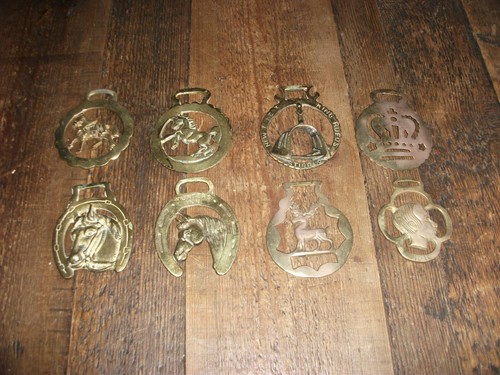 Horse brass qty job lot - horse,