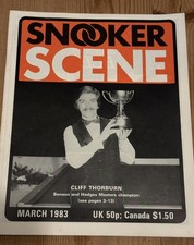 Snooker Scene Magazine In Good