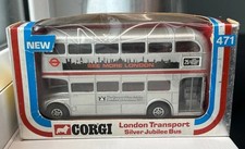 Corgi Routemaster Silver Jubilee Bus London Transport No.471 Vintage 1977 Boxed