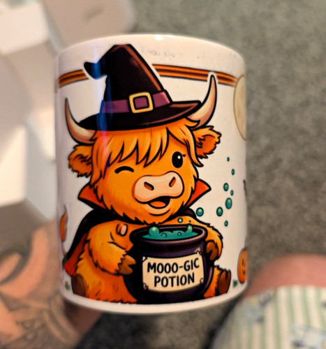 Highland cow mooo gic - highland,