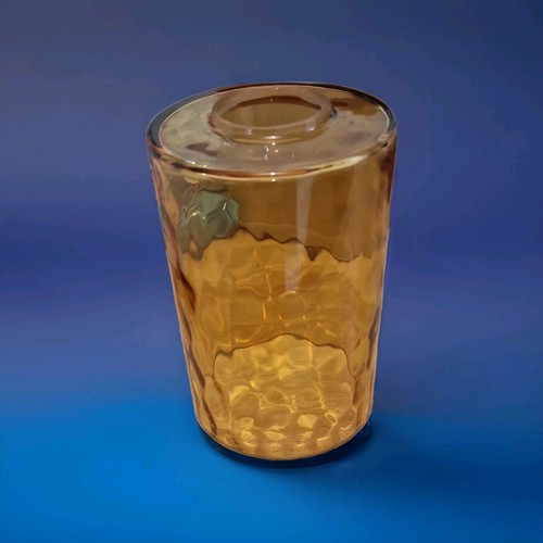 Amber glass small cylinder - small,