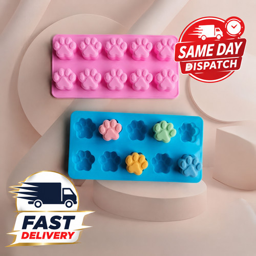 Paw print silicone mould - paw,