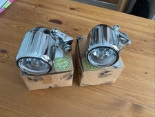 Motorcycle Spotlights Highway Hawk Chrome Halogen /Daytime Running /Fog Light