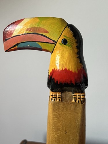 Vintage hand carved wooden - hand-carved,