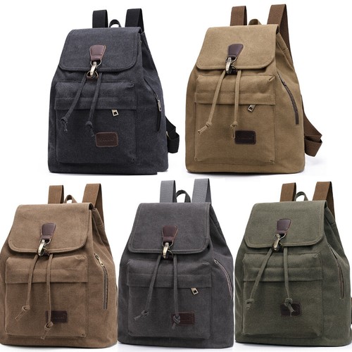 Men women canvas backpack - men,