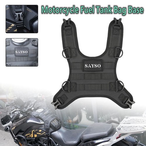 Motorcycle fuel tank bag base - motorcycle,