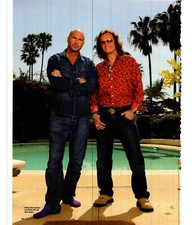 PTP31 MAGAZINE MINI PICTURE PIN UP 11X9" CHAD SMITH & GLENN HUGHES